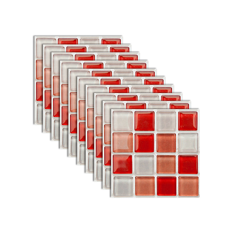 BowLift | Square Peel and Stick Tile Grid Mosaic Tiles Interior Wallpaper