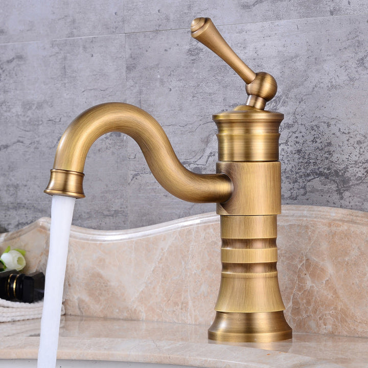 Kalsten | Classic basin mixer with swivel spout, single lever basin mixer