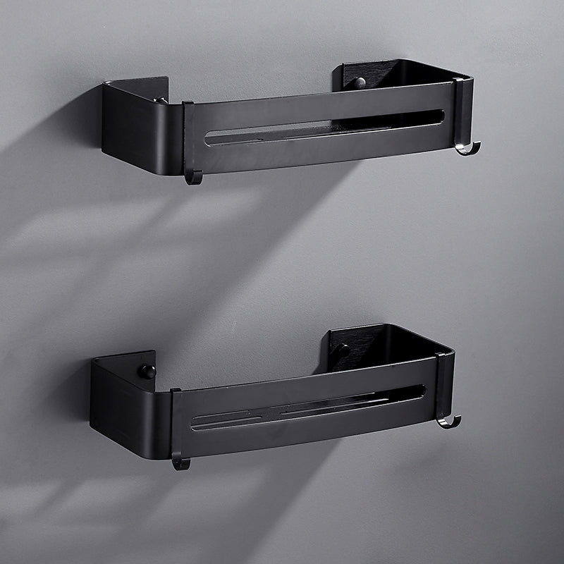 Kalsten | Matt Black Modern Bathroom Accessory Set, Set of 3, Bathroom Shelf