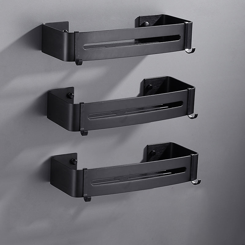 Kalsten | Matt Black Modern Bathroom Accessory Set, Set of 3, Bathroom Shelf