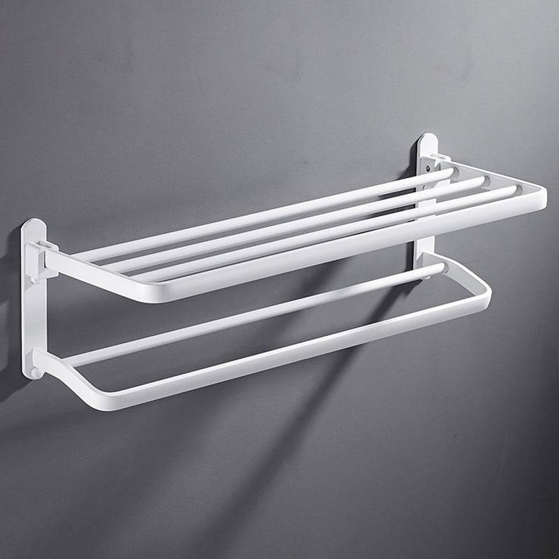 Kalsten | White Bathroom Accessories Hardware Set Modern Bathroom Accessories Set, Towel Rack