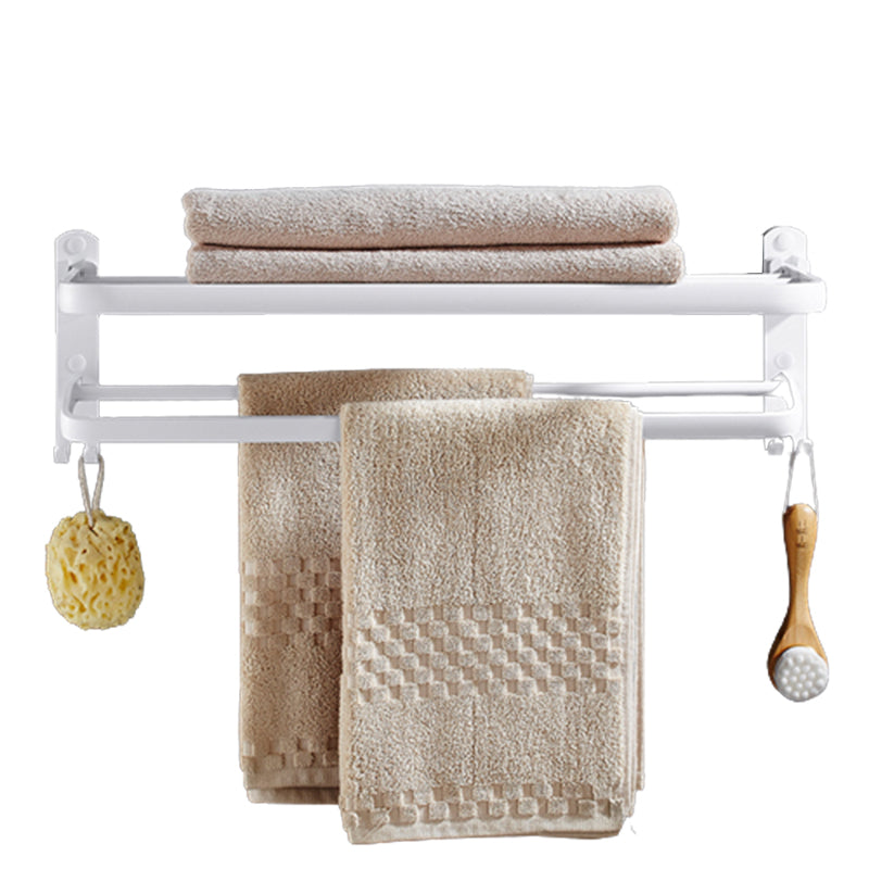 Kalsten | White Bathroom Accessories Hardware Set Modern Bathroom Accessories Set, Towel Rack