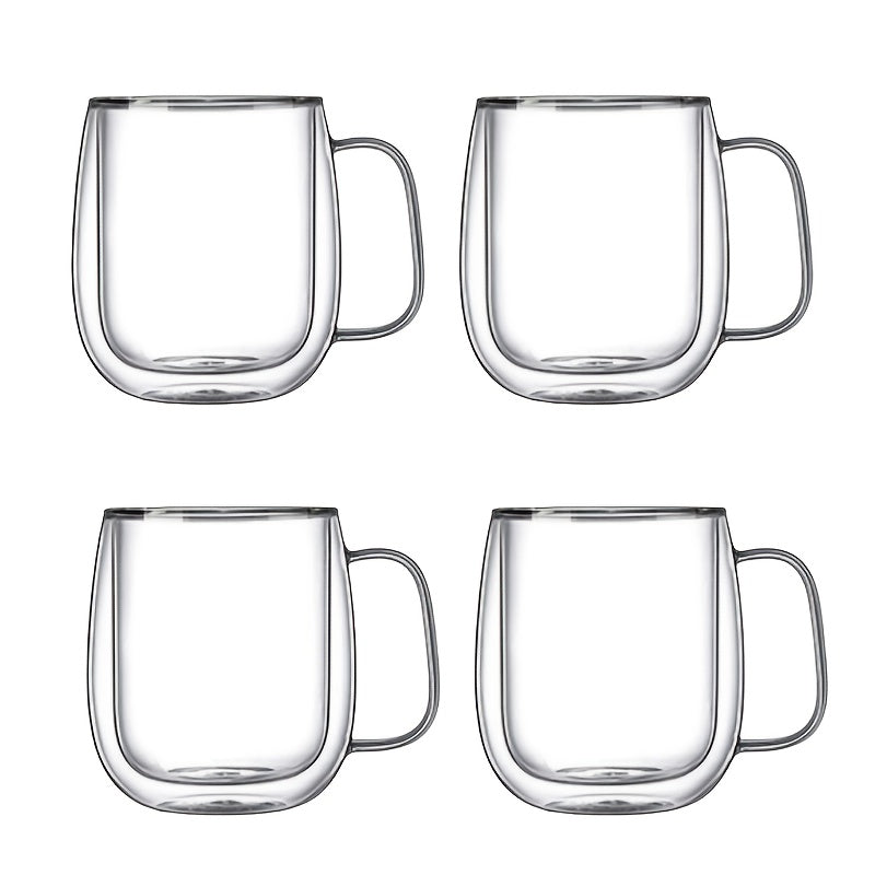 ThermoSip Double-Walled Glass Mug (Heat-Resistant)