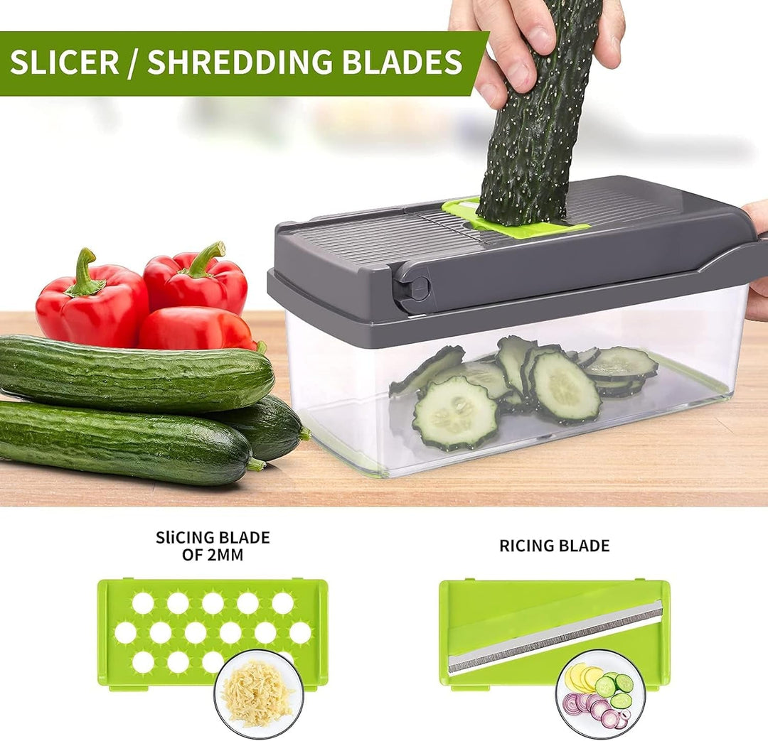 13-in-1-Vegetable-Slicer | Faster-when-Cooking | Kalsten