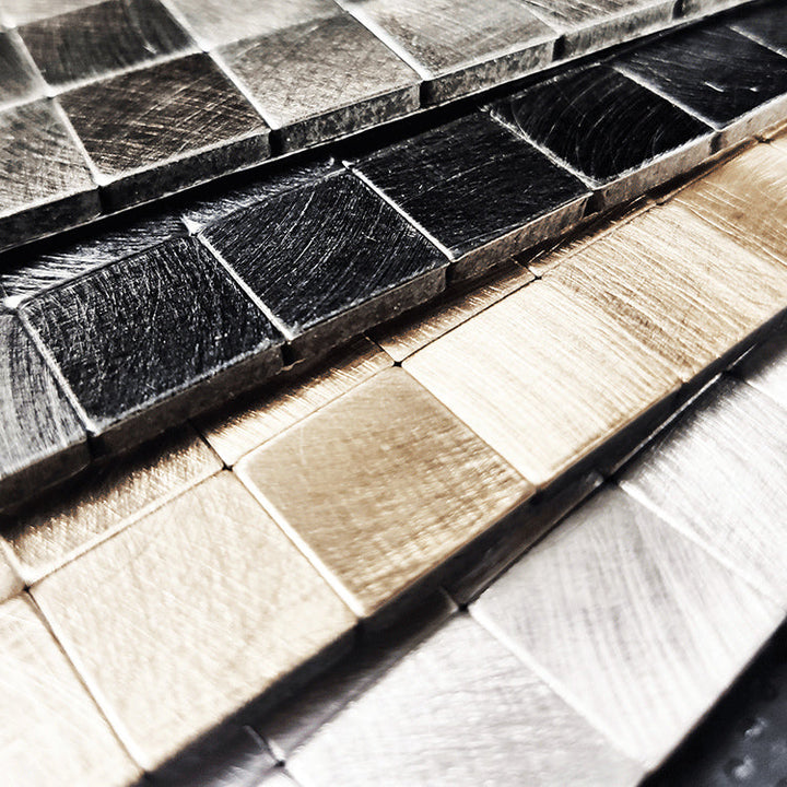 Kalsten | Mosaic Tile Wallpaper Contemporary Peel and Stick Wallpaper with Square Shape