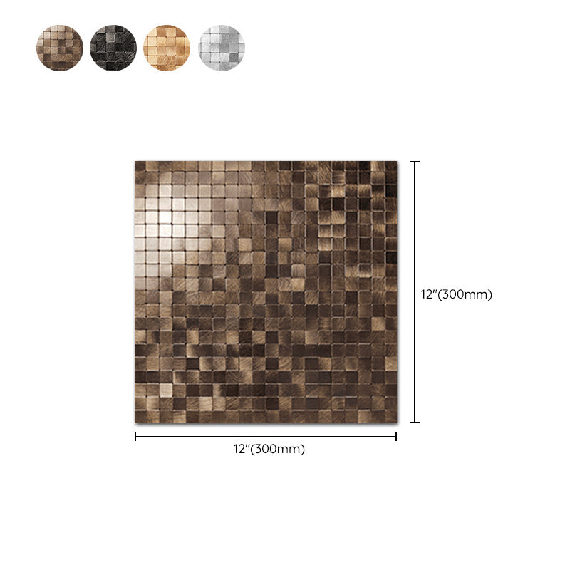 Kalsten | Mosaic Tile Wallpaper Contemporary Peel and Stick Wallpaper with Square Shape