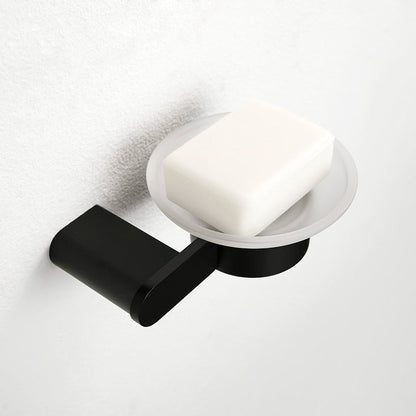 BowLift | Contemporary bathroom accessory single item or in set made of black metal