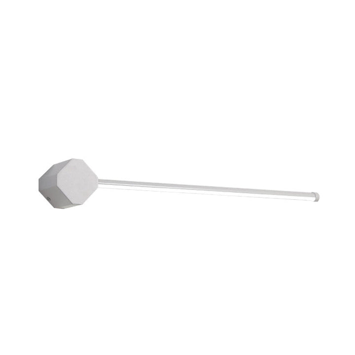 LED Bathroom Sconce Simple Black/White Finish Vanity Wall Light with Slim Linear Acrylic Shade, 16"/23.5" Long | Kalsten