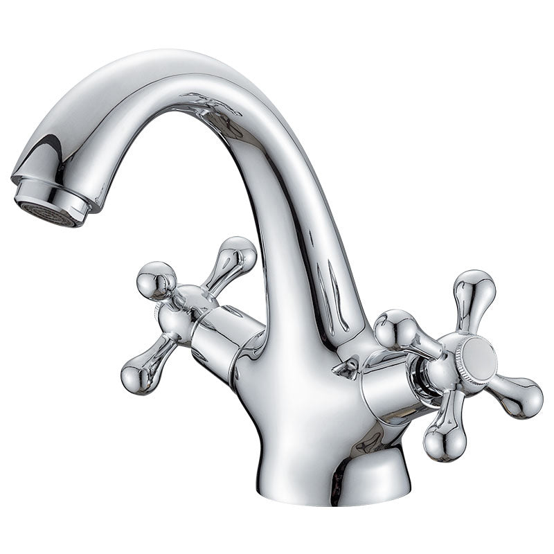 Industrial Foldable Bathroom Sink Tap – 2 Cross Handles