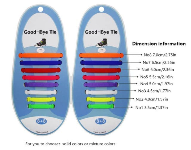 Kalsten | Elastic Silicone No-Tie Shoelaces
