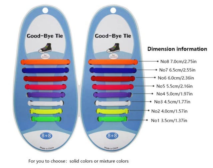 Kalsten | Elastic Silicone No-Tie Shoelaces