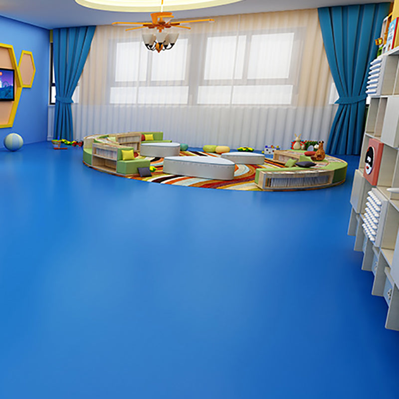 Kalsten | Solid Color Plastic Flooring Modern Water-Resistant Square Edge Floor Tiles