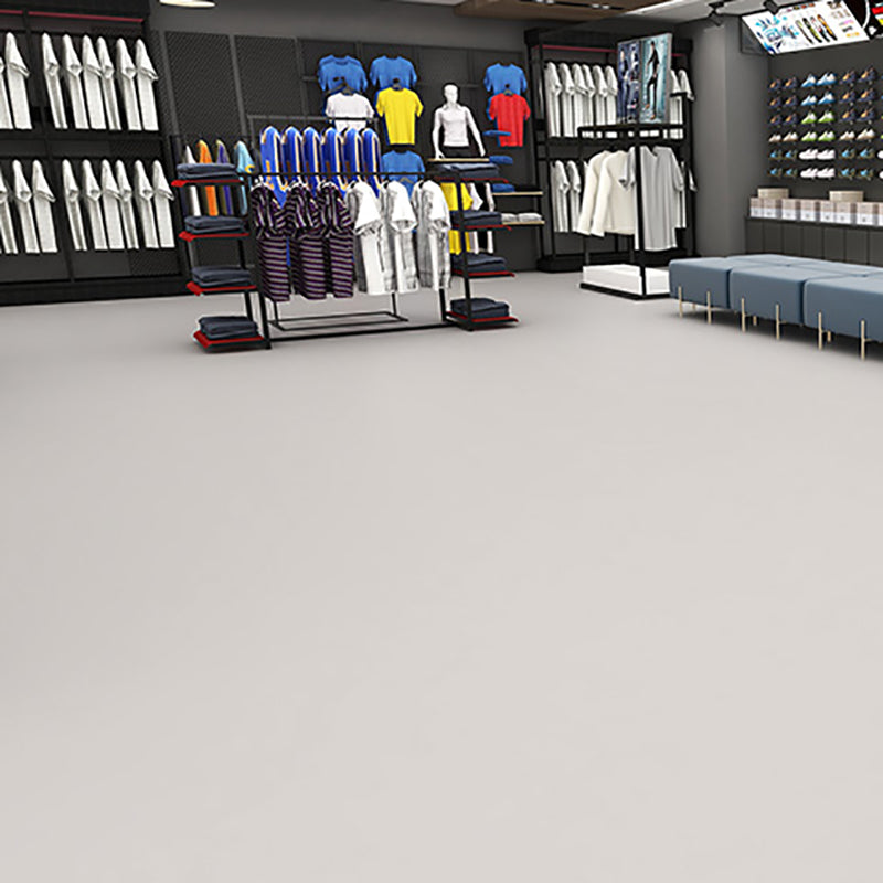 Kalsten | Solid Color Plastic Flooring Modern Water-Resistant Square Edge Floor Tiles