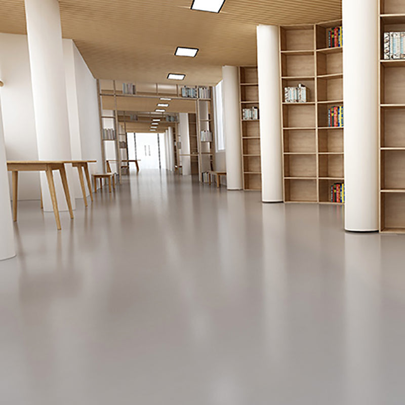 Kalsten | Solid Color Plastic Flooring Modern Water-Resistant Square Edge Floor Tiles