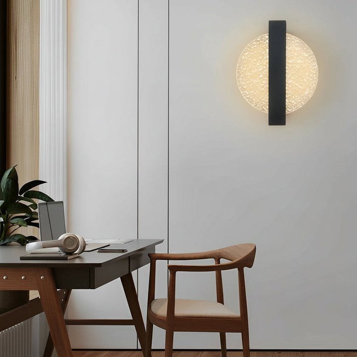 LED Wall Sconce Light – Modern Nordic Geometric Acrylic Bedside (25x20cm / 9.8x7.9in) | Kalsten