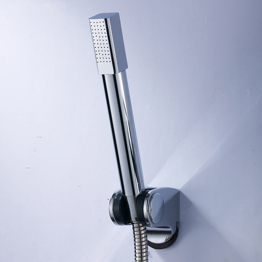 Kalsten | Simple Handheld Shower Head Square 304 Stainless Steel Shower Head