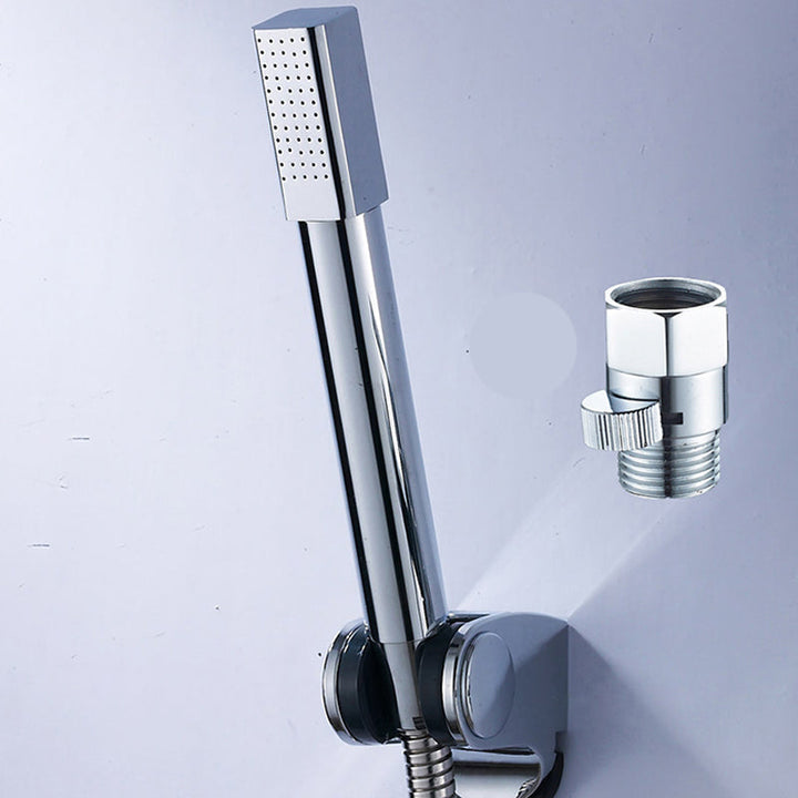 Kalsten | Simple Handheld Shower Head Square 304 Stainless Steel Shower Head