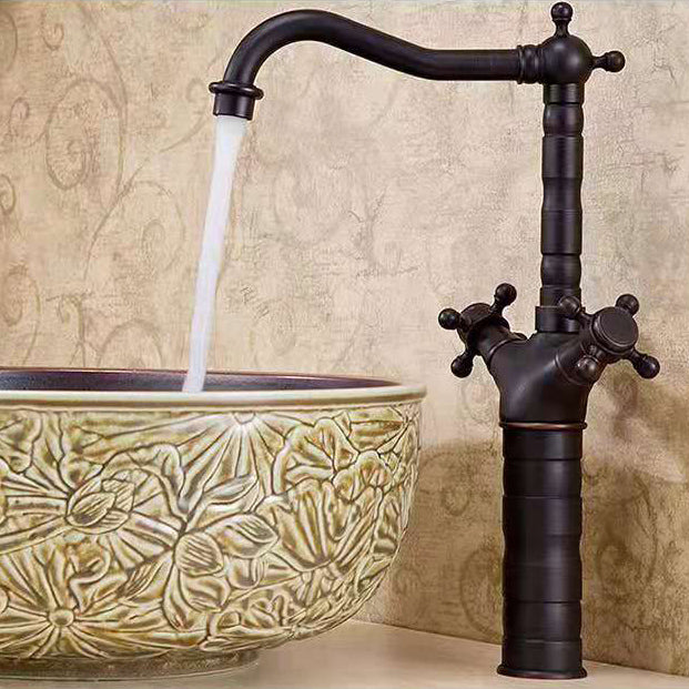 Kalsten | Industrial Widespread Bathtub Faucet with Cross Handles Sink Faucet