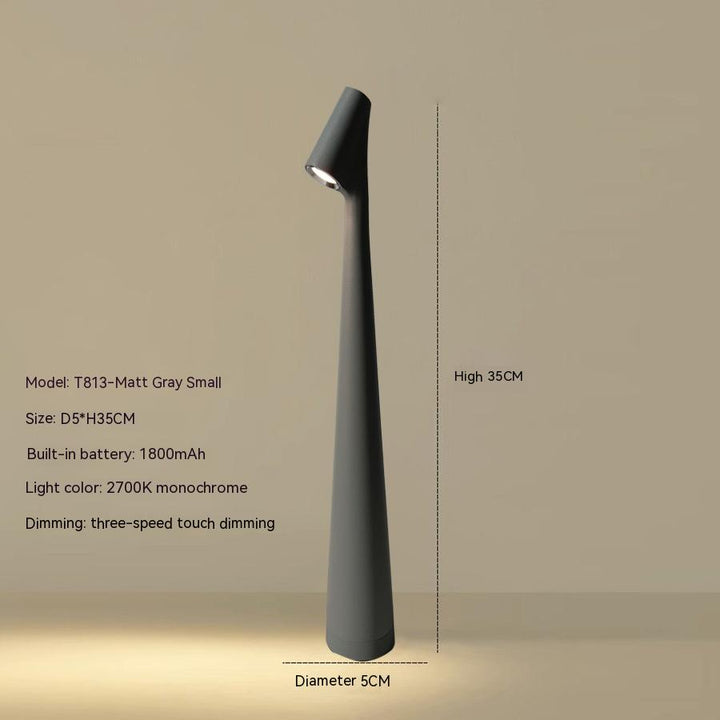 Modern Red Metal LED Table Lamp Kalsten