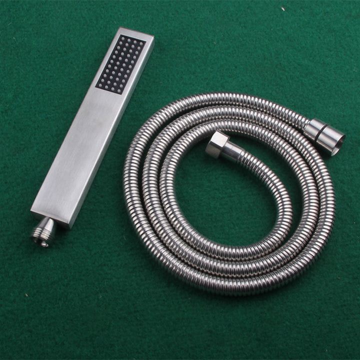 Kalsten | Simple Rectangle Shower Head 304 Stainless Steel Hand Shower