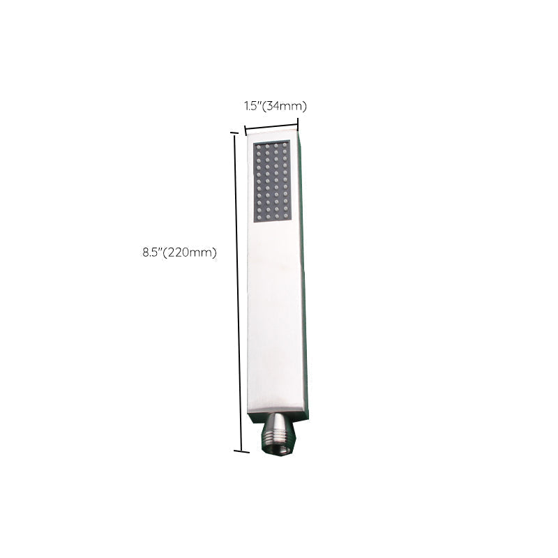 Kalsten | Simple Rectangle Shower Head 304 Stainless Steel Hand Shower