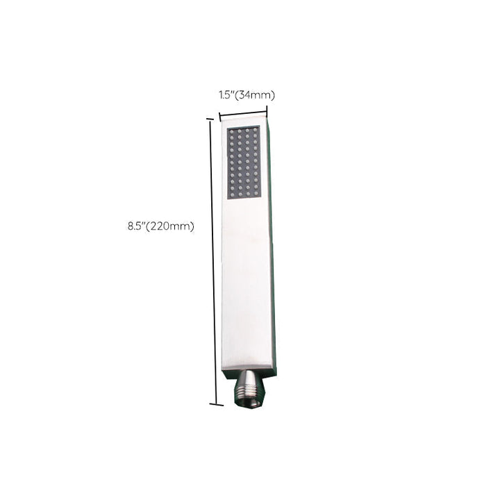 Kalsten | Simple Rectangle Shower Head 304 Stainless Steel Hand Shower