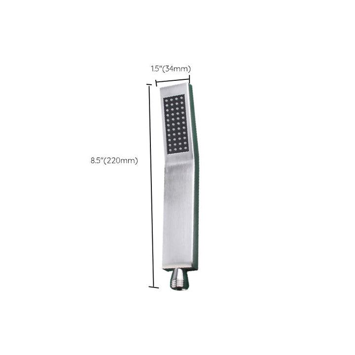 Kalsten | Simple Rectangle Shower Head 304 Stainless Steel Hand Shower