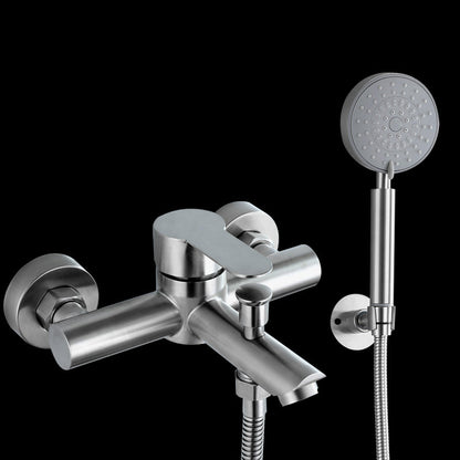 Popular Bathtub Filling Station Trim 304 Stainless Steel Wall-Mounted Bathtub Filling Station