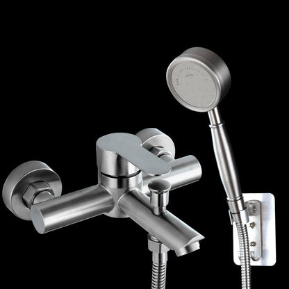 Popular Bathtub Filling Station Trim 304 Stainless Steel Wall-Mounted Bathtub Filling Station