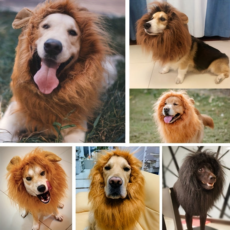 Dog Lion Mane Halloween Costume Lightweight Adjustable Kalsten