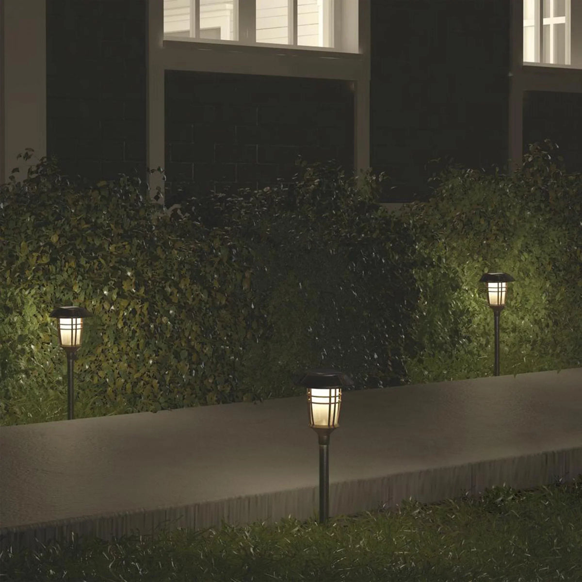 Premium Solar Torch Garden Lights - Set of 6