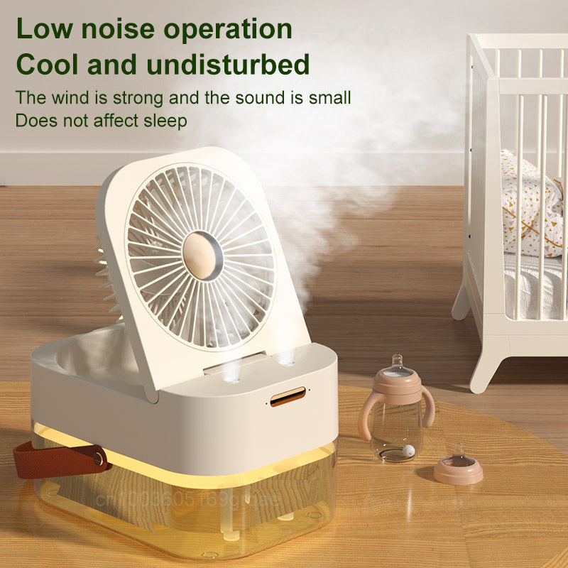 Portable Spray Fan With Night Light | Kalsten