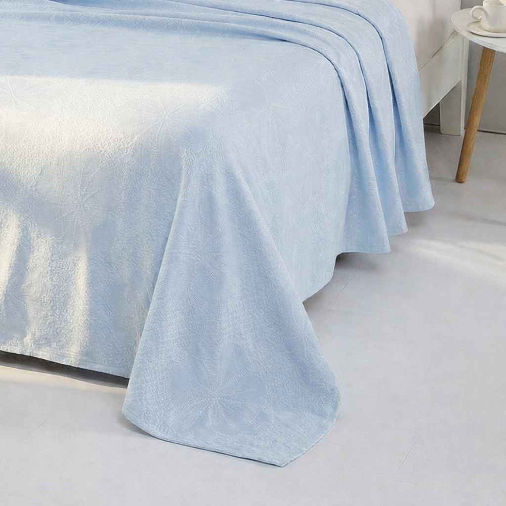 Bamboo Fiber Cooling Blanket – Breathable Summer Throw for Kids & Adults, Lightweight Baby-Safe Nap Blanket | Kalsten