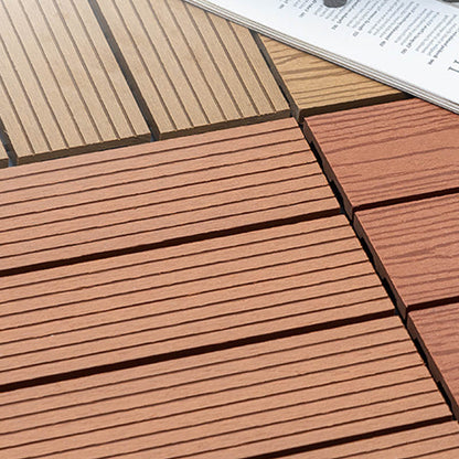 BowLift | Classic wooden tiles for garden patio flooring to lay