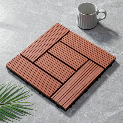 BowLift | Classic wooden tiles for garden patio flooring to lay