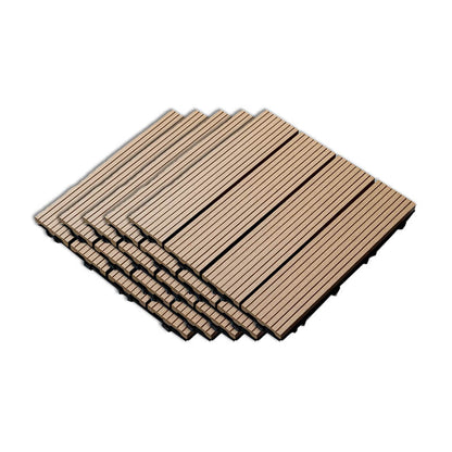 BowLift | Classic wooden tiles for garden patio flooring to lay