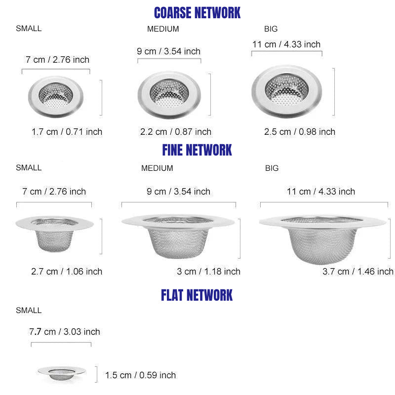 Kalsten | Kitchen Stainless Steel Sink Filters