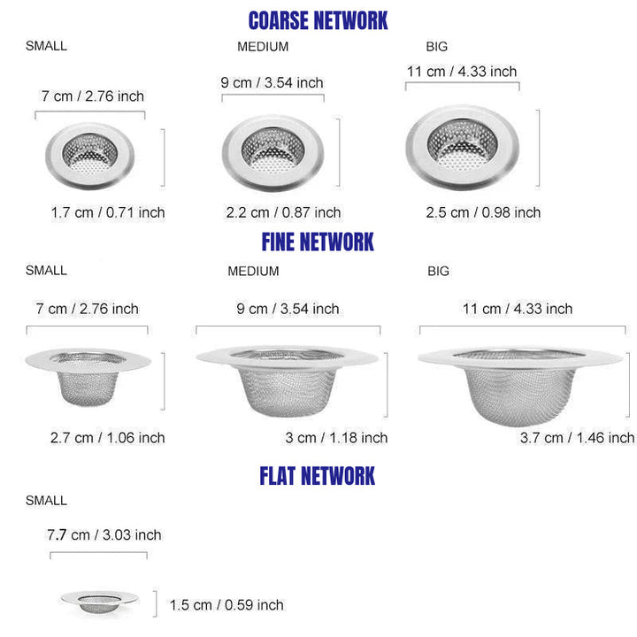 Kalsten | Kitchen Stainless Steel Sink Filters