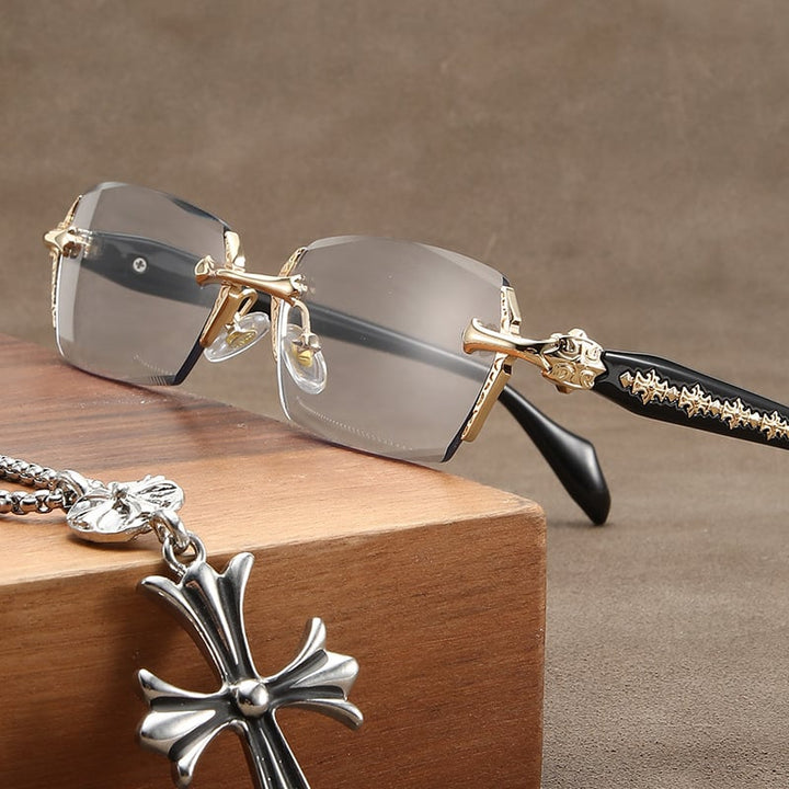 Kalsten | Anti-Blue Light Presbyopia Glasses Hd Rimless Glasses