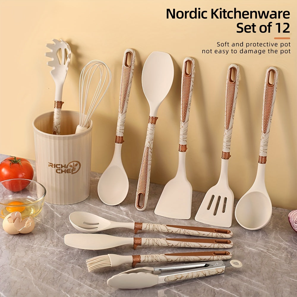 Premium Cooking - Cooking pleasure with the Elegant Silicone Kitchen Utensil Set Kalsten