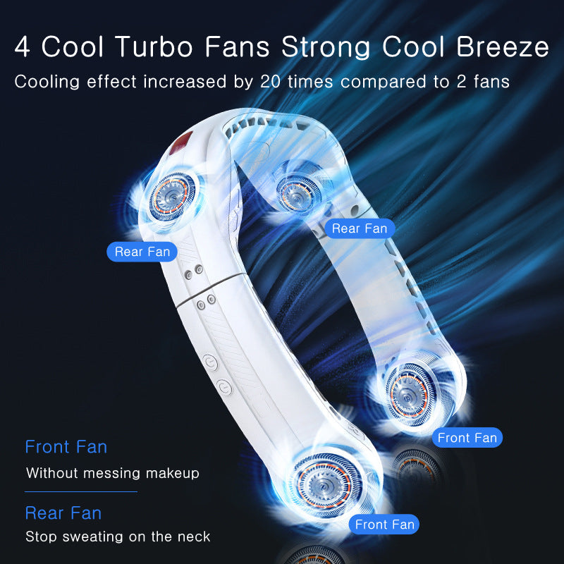 Portable Foldable Hanging Neck Fan | Kalsten
