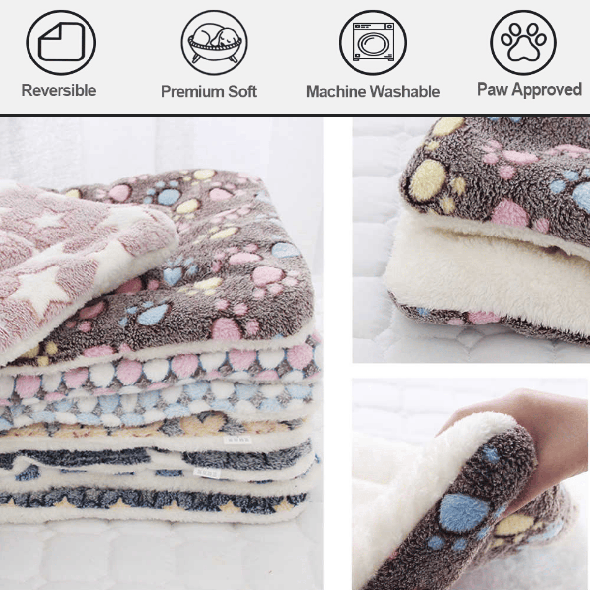 BowLift | Comfortable and Calming Cat Blanket A Variety Of Designs And Colors Are Available