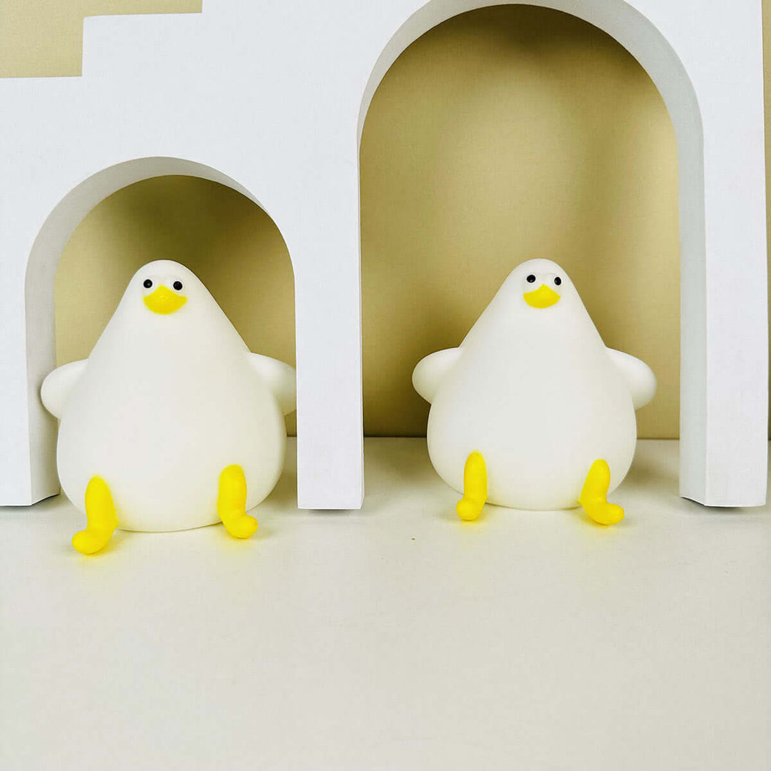 Warm Lovely Cute Cartoon Silicone Sea Gull Night Light With USB Charging Christmas Gifts Kids Grils Room Bedside Sleeping Lamp | Kalsten