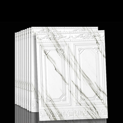 BowLift | Contemporary waterproof 3D wall panel veneer for peeling and sticking for interior walls