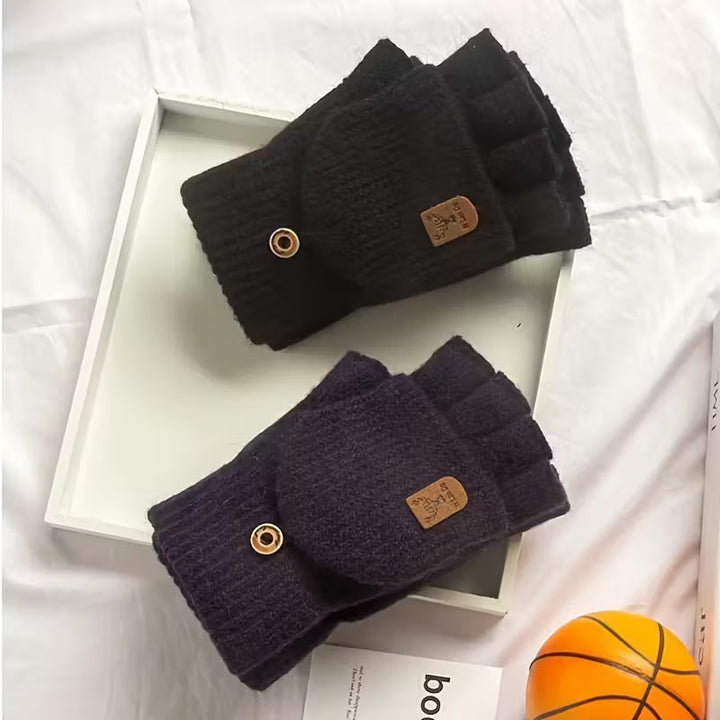 Kalsten | Men's WinterPro Fingerless Gloves – Thick, Warm and Comfortable