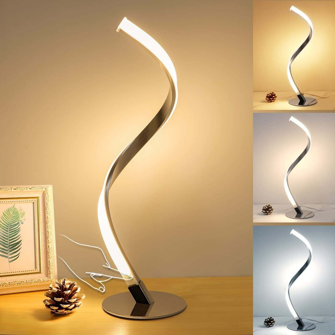 Snake Lamp Spiral Table Lamp Bedroom Bedside Small Night Lamp | Kalsten