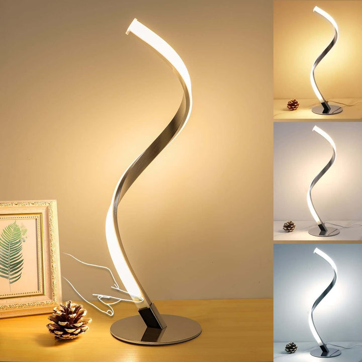 Snake Lamp Spiral Table Lamp Bedroom Bedside Small Night Lamp | Kalsten