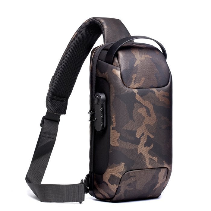 Kalsten | Anti-Theft Crossbody Bag | Landy Carry Without Worry | Waterproof Oxford | USB Charging Port | Unisex Travel Pack