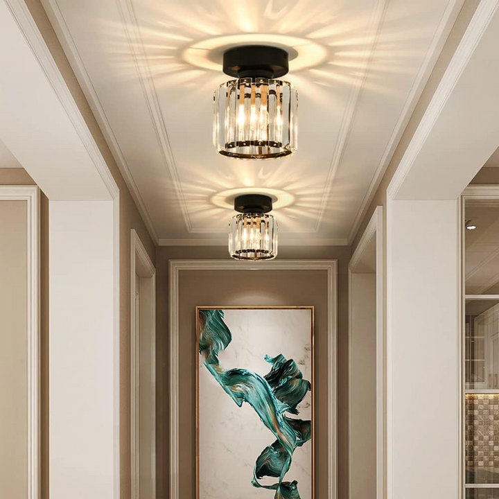 Modern Crystal Ceiling Lamp - CrystalGlow | Kalsten