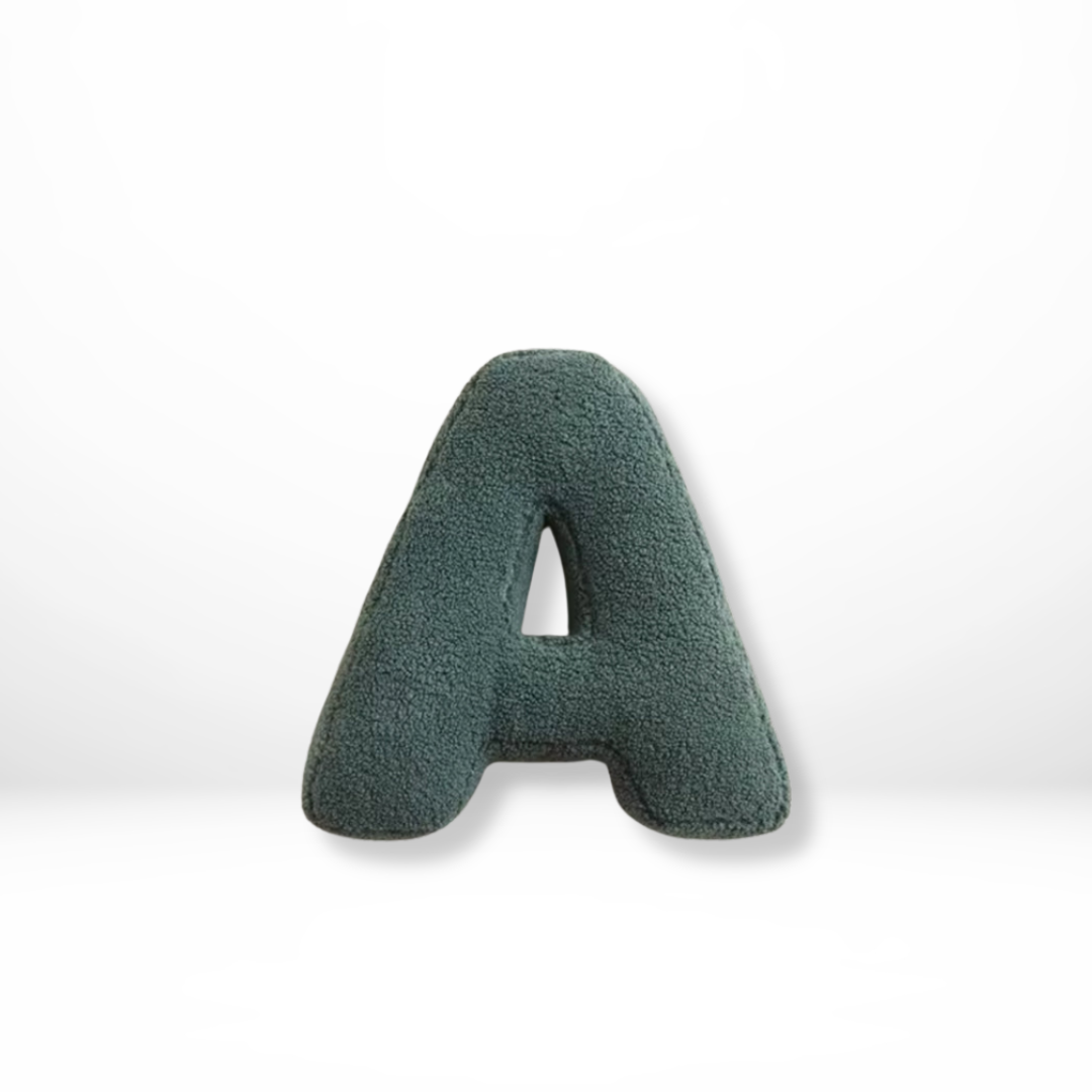 Kalsten | Velvet Alphabet Decorative Cushion With Letters A To Z